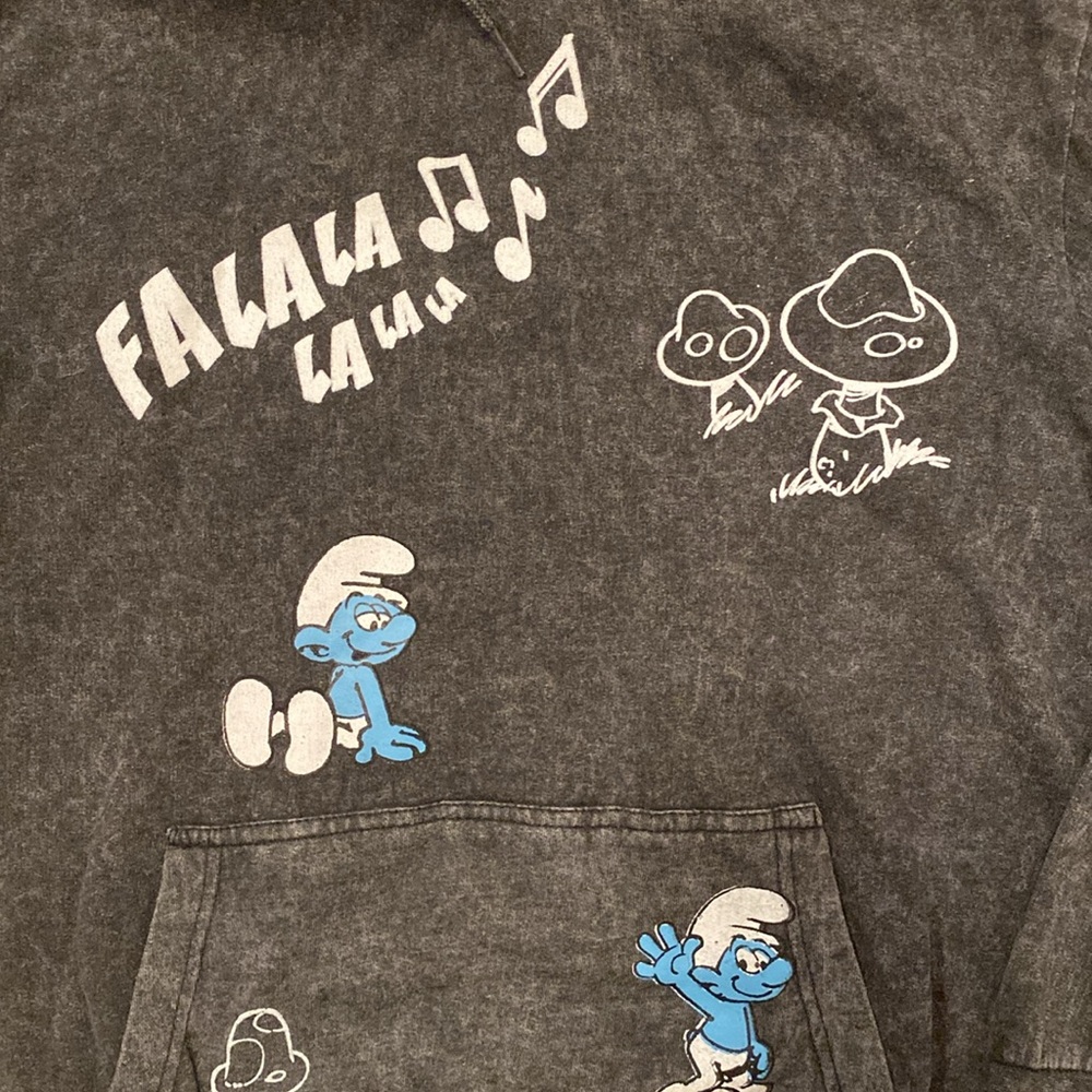 Smurf Hoodie 🩵💙🖤 - Picture 2 of 7
